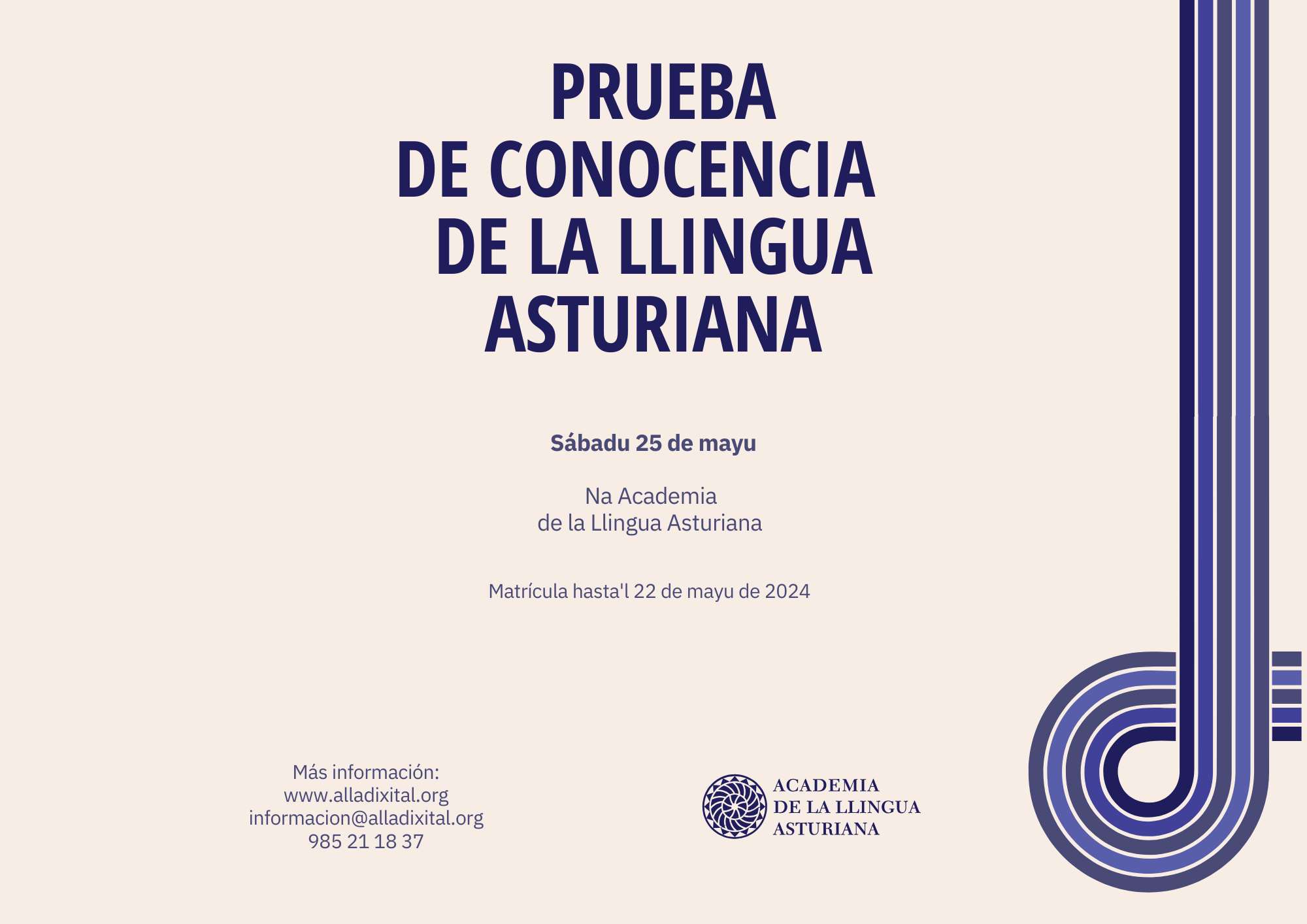 Abiertu’l plazu de matrícula de la Prueba de conocencia