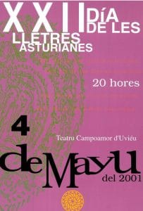 Día de les Lletres Asturianes 2001
